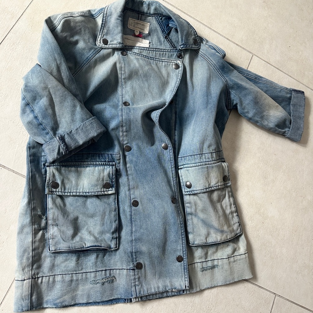 Current/Elliot “Infantry”/military style denim jacket